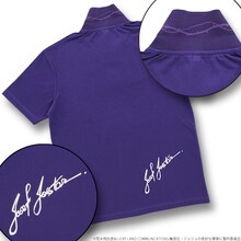 「ジョジョの奇妙なポロシャツ」ジョセフ・ジョースターモデル。(C)荒木飛呂彦&LUCKY LAND COMMUNICATIONS/集英社・ジョジョの奇妙な冒険SC製作委員会