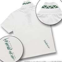 「ジョジョの奇妙なポロシャツ」花京院典明モデル。(C)荒木飛呂彦&LUCKY LAND COMMUNICATIONS/集英社・ジョジョの奇妙な冒険SC製作委員会