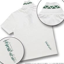 「ジョジョの奇妙なポロシャツ」花京院典明モデル。(C)荒木飛呂彦&LUCKY LAND COMMUNICATIONS/集英社・ジョジョの奇妙な冒険SC製作委員会