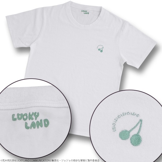 「ジョジョの奇妙なパイル地T-シャツ」花京院典明モデル。(C)荒木飛呂彦&LUCKY LAND COMMUNICATIONS/集英社・ジョジョの奇妙な冒険SC製作委員会