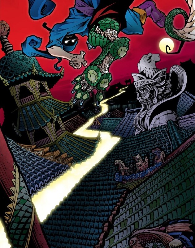 久正人によるイラスト。　(c)2013 HUAYI BROTHERS MEDIA CORPORATION ALL RIGHTS RESERVED.