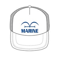 「新世界編海軍メッシュキャップ（WHITE）」(c)尾田栄一郎／集英社・フジテレビ・東映アニメーション