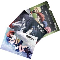 「悪魔のリドル展」で販売される「クリアファイル」3枚セット。(c)高河ゆん・南方純／KADOKAWA刊／「悪魔のリドル」製作委員会