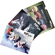 「悪魔のリドル展」で販売される「クリアファイル」3枚セット。(c)高河ゆん・南方純/KADOKAWA刊/「悪魔のリドル」製作委員会