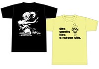 「悪魔のリドル展」で販売されるTシャツ。(c)高河ゆん・南方純／KADOKAWA刊／「悪魔のリドル」製作委員会