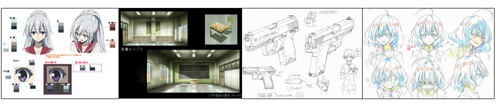 「悪魔のリドル展」展示のイメージ(c)高河ゆん・南方純／KADOKAWA刊／「悪魔のリドル」製作委員会