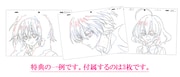 「悪魔のリドル展」のBlu-ray、DVD購入特典「生動画原本3枚」イメージ。(c)高河ゆん・南方純/KADOKAWA刊/「悪魔のリドル」製作委員会