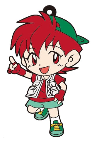 「爆走兄弟レッツ＆ゴー」ラバーストラップコレクションより星馬烈。(c)こしたてつひろ／小学館・テレビ東京