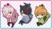 月刊シルフ9月号にて誌上通販されている「BROTHERS CONFLICT 三つ子にゃーにゃーにゃーラバーストラップ」。