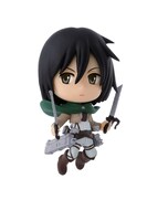 B賞「エレン＆ミカサ ちびきゅんキャラセット」のミカサ。(c)諫山創・講談社/「進撃の巨人」製作委員会