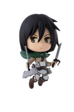 B賞「エレン＆ミカサ ちびきゅんキャラセット」のミカサ。(c)諫山創・講談社/「進撃の巨人」製作委員会