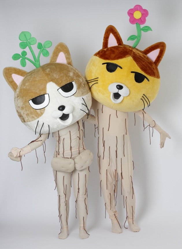 左からジャガイモネッコロ、ネッコロ。 (c)中川いさみ／小学館・ネッコロ加速研究所