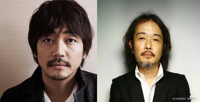 大森南朋（左）とリリー・フランキー（右）。