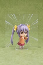 「集中線プレート」を重ねた「ねんどろいど 宮内れんげ」。(c)2013 あっと・株式会社KADOKAWA メディアファクトリー刊／旭丘分校管理組合