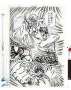 「北斗の拳 大解剖」に収められている、「闘気を撃つ！ の巻」の原画より。
