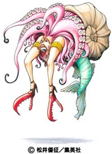 松井優征が描いた「海系女子」のイラスト。