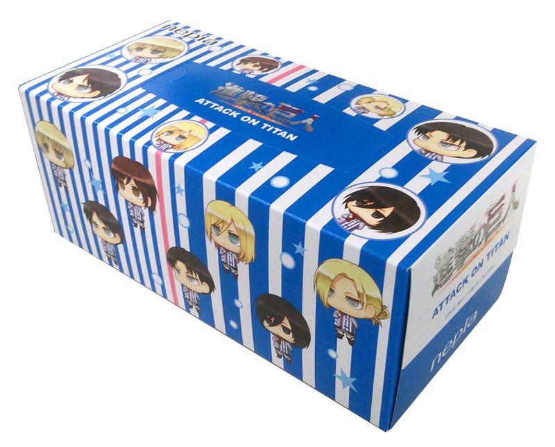 BOXティッシュ（204円） (c)諫山創・講談社／「進撃の巨人」製作委員会