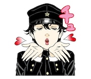 「ライチ☆光クラブ」LINEスタンプの1種。