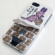 スタンド付きiPhoneカバーと楽天Edyカード。