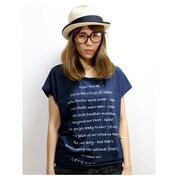 「メッセージ ドルマンスリーブTシャツ」ネイビー (c)寺嶋裕二・講談社/「ダイヤのA」製作委員会・テレビ東京