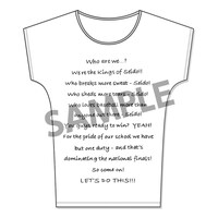 「メッセージ ドルマンスリーブTシャツ」オフホワイト (c)寺嶋裕二・講談社/「ダイヤのA」製作委員会・テレビ東京