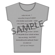 「メッセージ ドルマンスリーブTシャツ」グレー (c)寺嶋裕二・講談社/「ダイヤのA」製作委員会・テレビ東京