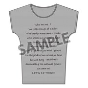 「メッセージ ドルマンスリーブTシャツ」グレー (c)寺嶋裕二・講談社/「ダイヤのA」製作委員会・テレビ東京