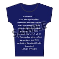 「メッセージ ドルマンスリーブTシャツ」ネイビー (c)寺嶋裕二・講談社/「ダイヤのA」製作委員会・テレビ東京