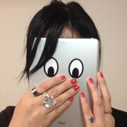 「愛★ステッカー」の使用例。