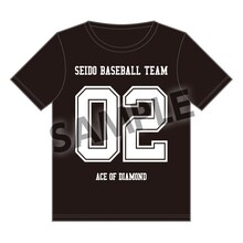 「ナンバリング Tシャツ」ブラック (c)寺嶋裕二・講談社/「ダイヤのA」製作委員会・テレビ東京