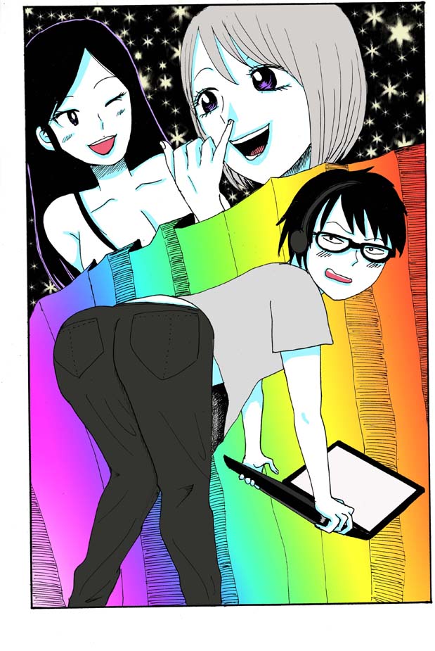 窓ハルカによるカット。