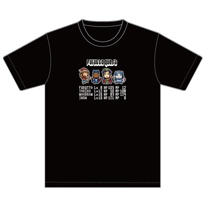 「木曜日のフルット」RPG風Ｔシャツ（ブラック）