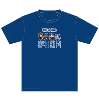 「木曜日のフルット」RPG風Ｔシャツ（ディープブルー）