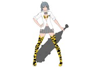 鬼ノ城紅。順愛学園科学部の用心棒。無口で豪気で強気な性格。鬼のような怪力の持ち主。(c)梶島正樹／愛・天地無用！