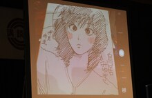 「今好きな人」というお題で押見修造が執筆したイラスト。