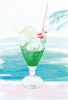 長尾謙一郎による原画。