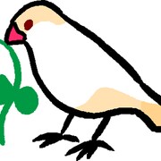 しおやてるこ「文鳥ちゃん」LINEスタンプ