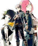 朝霧カフカの小説「ギルドレ」カット（イラストレーター：鳥羽雨、メカニックデザイン：貞松龍壱）