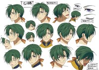 ジェハのキャラクター設定画。(c)草凪みずほ・白泉社／暁のヨナ製作委員会