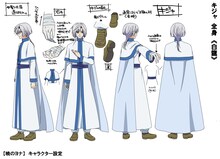 キジャのキャラクター設定画。(c)草凪みずほ・白泉社／暁のヨナ製作委員会