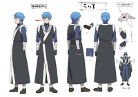 シンアのキャラクター設定画。(c)草凪みずほ・白泉社／暁のヨナ製作委員会