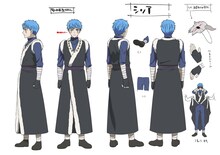 シンアのキャラクター設定画。(c)草凪みずほ・白泉社／暁のヨナ製作委員会