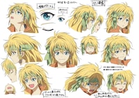 ゼノのキャラクター設定画。(c)草凪みずほ・白泉社／暁のヨナ製作委員会