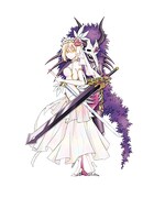 土星フジコによる新連載「戦争劇場」のカット。