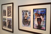 士郎正宗の複製原画。