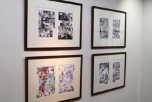 士郎正宗の複製原画。