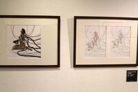 映画「GHOST IN THE SHELL／攻殻機動隊」のポスターイラスト。