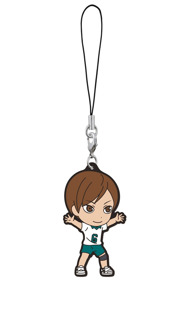 E賞「ライバルラバーストラップ」の1種。(c)古舘春一／集英社・「ハイキュー!!」製作委員会・MBS
