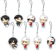 オリジナルアクリルストラップ スタンド付き（画像はイメージ）。数量限定のため、なくなり次第終了。ストラップが終了の場合でも、進撃の巨人弁当は数量限定で販売。(c)諫山創・講談社/「進撃の巨人」製作委員会