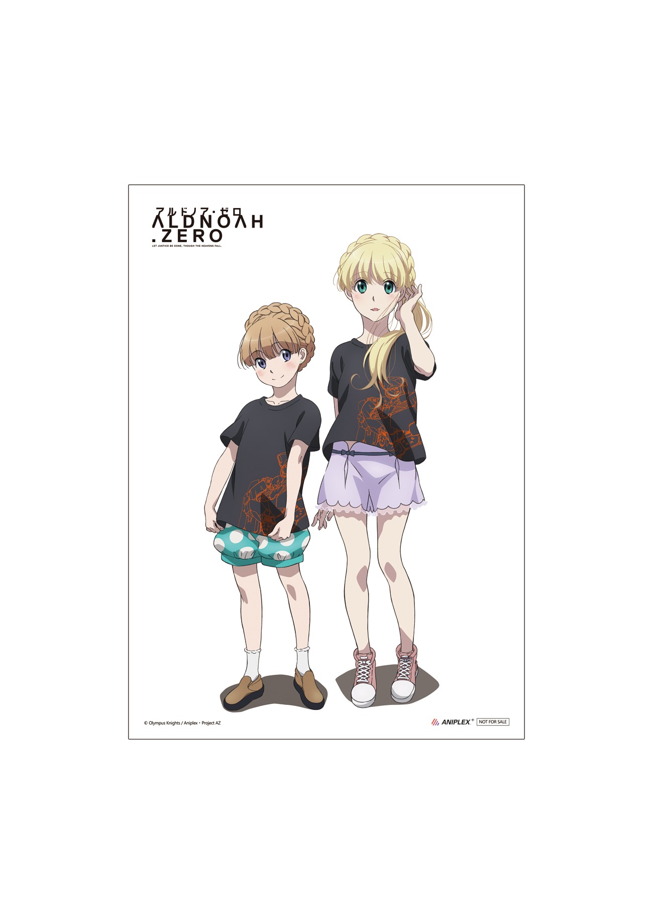 特典のブロマイド。(c)Olympus Knights/Aniplex・Project AZ